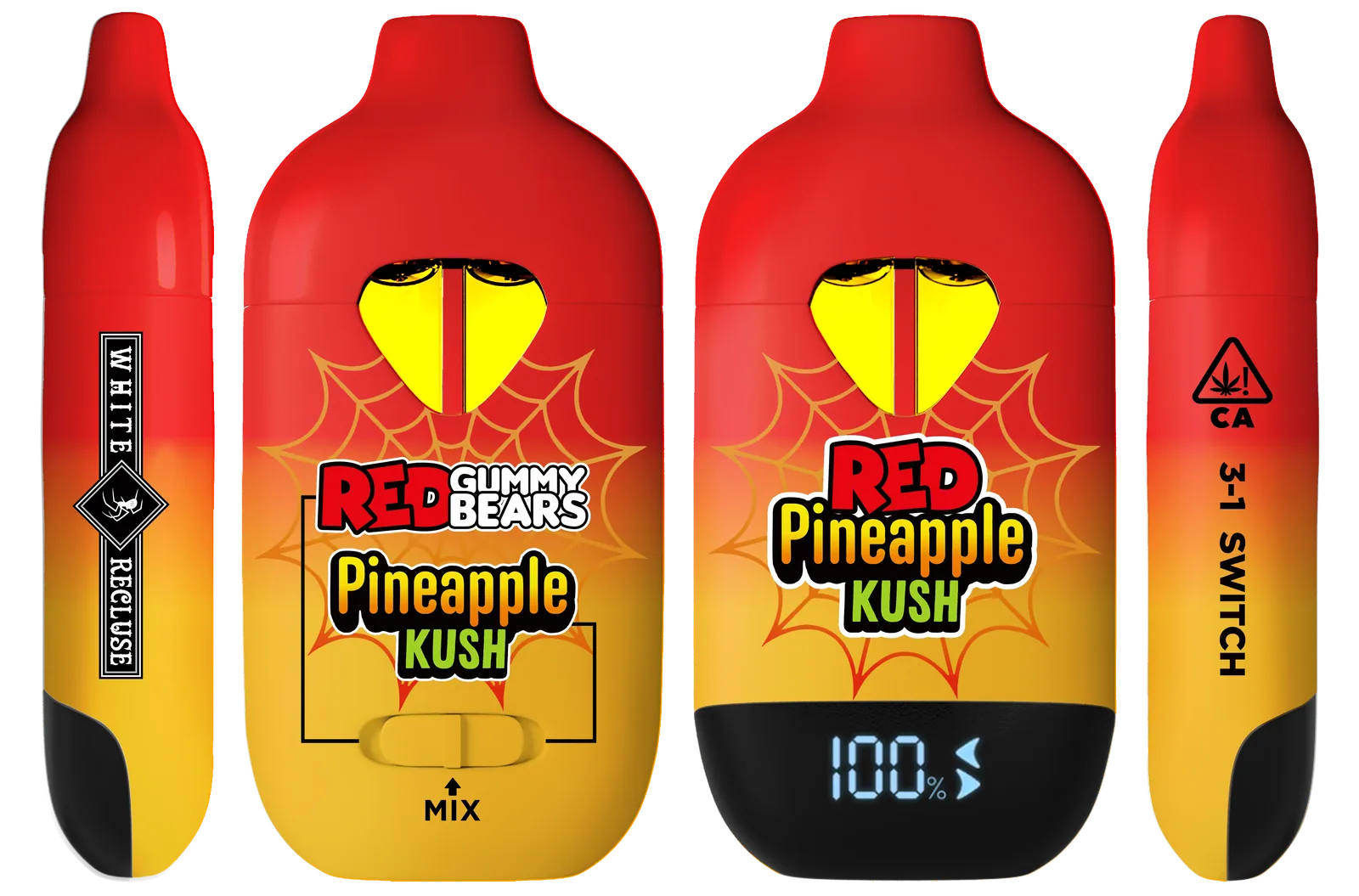Red Pineapple Kush 1.2g vape
